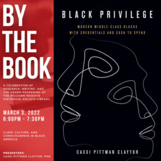 Virtual By the Book Author Series | Class, Culture, and Consciousness in Black America