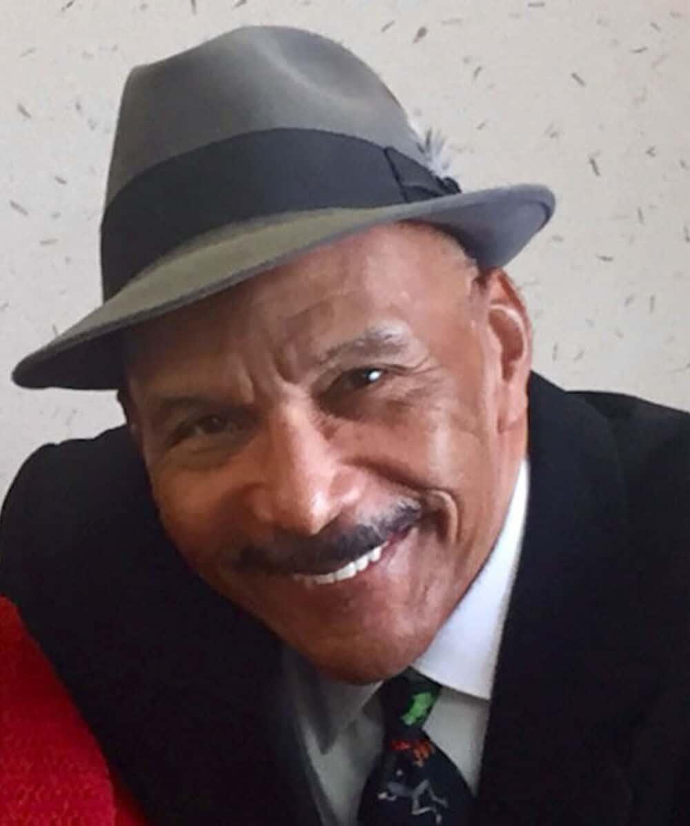 Charles j. pinkney visual artist in hat