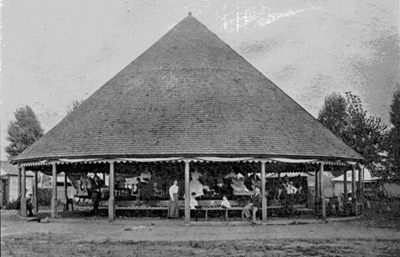 Armitage Herschell Carousel at Euclid Beach. Photo courtesy of EBPN.