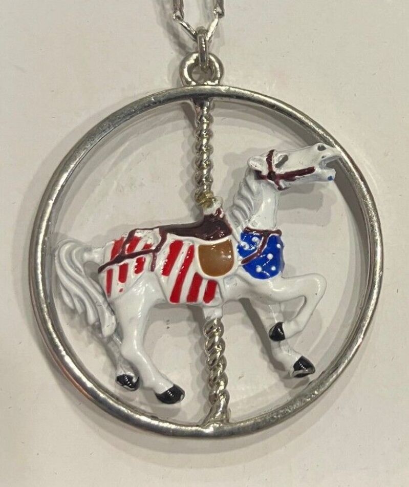 Carousel Horse Necklace